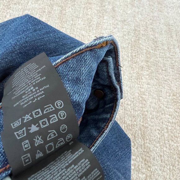 G-Star Raw Attacc Slim Straight Button Fly Jeans 36 Blue - Picture 9 of 11